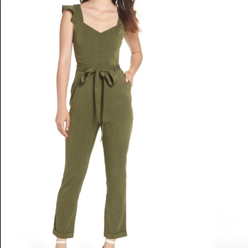 Heartloom Olive Green Jumpsuit